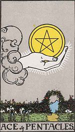 1 ace of Pentacles
