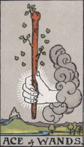 1 ace of Wands